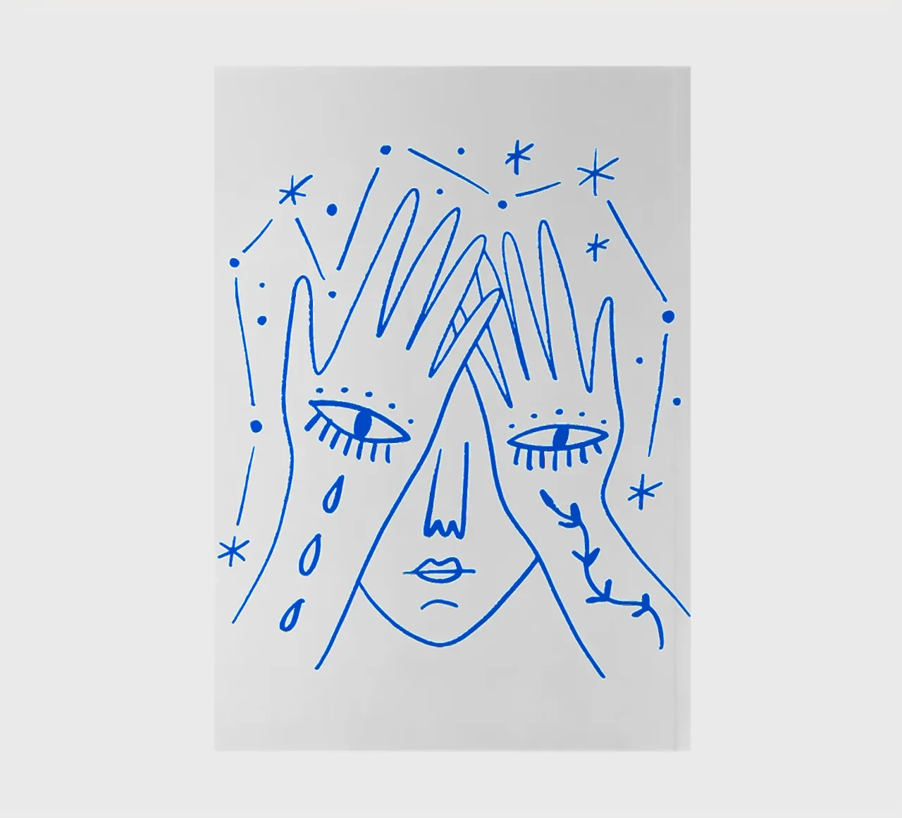 The Gaze (without Background) notebook by treechild