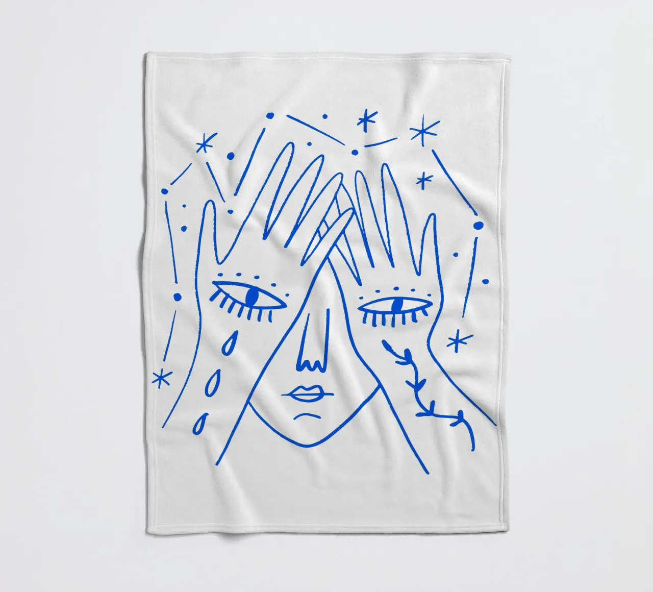 The Gaze (without Background) coperta in pile da treechild