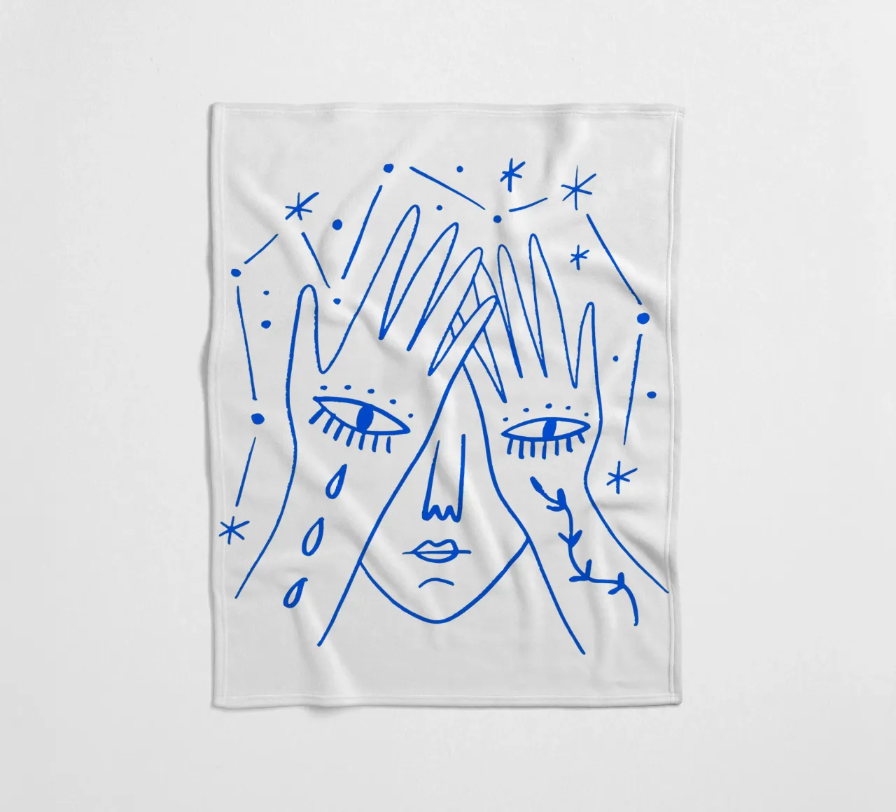 The Gaze (without Background) coperta in pile da treechild