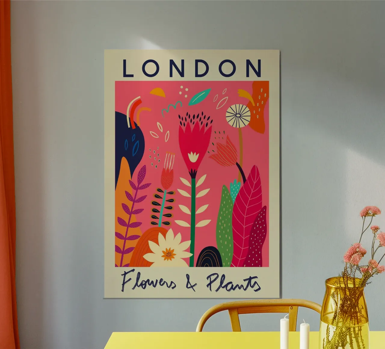 Mercato dei fiori di Londra pannello forex da Klia M_Art