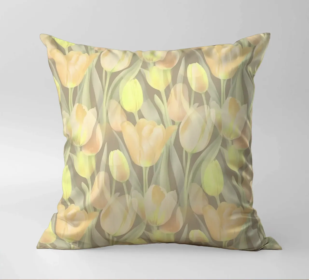 Tulipani gialli cuscino da SilverPegasus