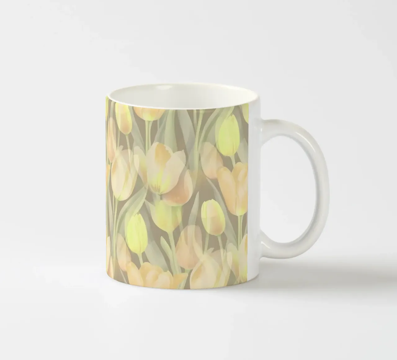 Tulipani gialli tazza in ceramica da SilverPegasus