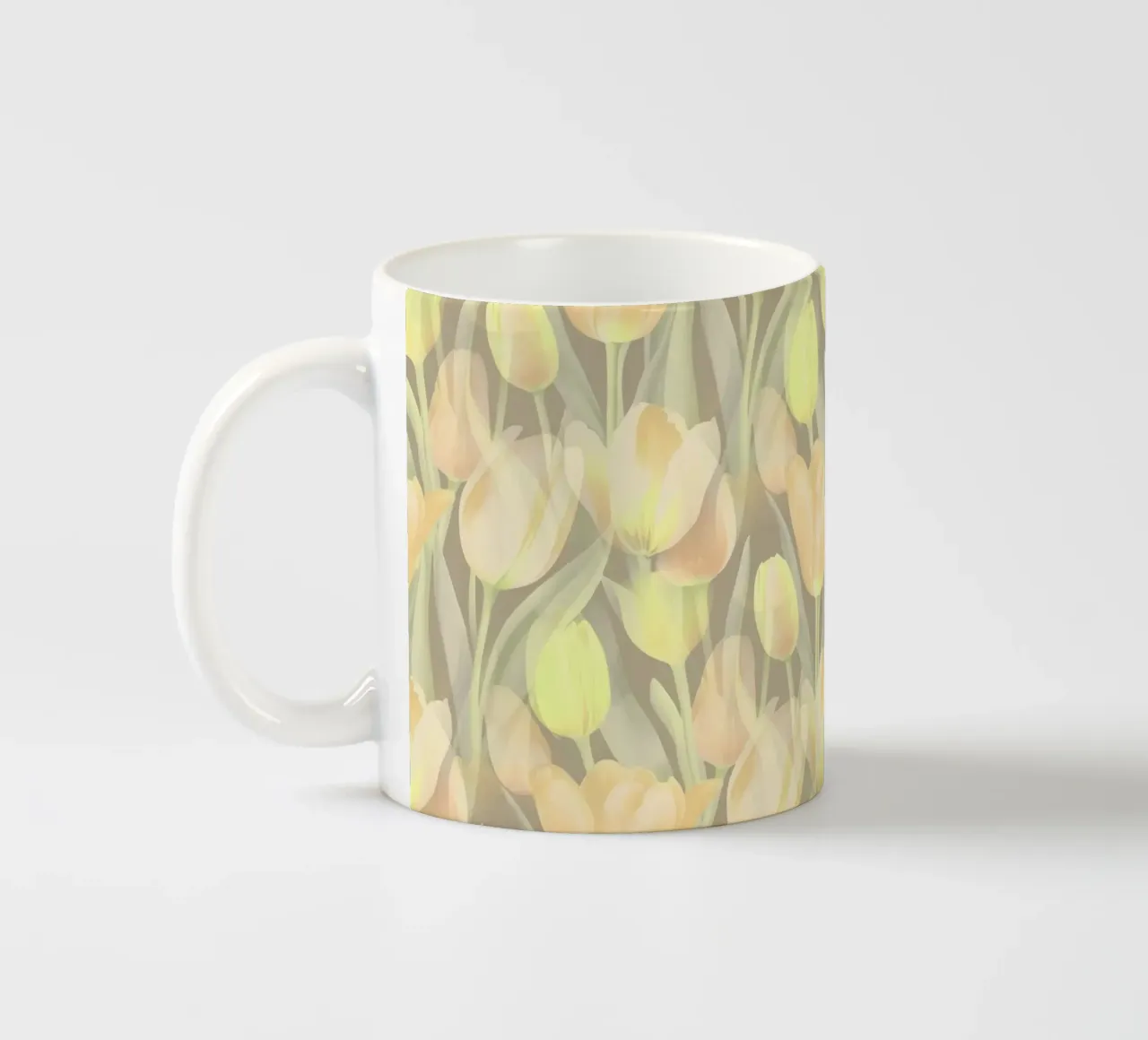 Tulipani gialli tazza in ceramica da SilverPegasus