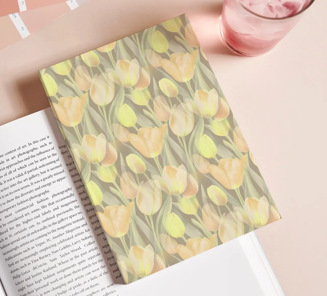 Tulips Yellow notebook by SilverPegasus