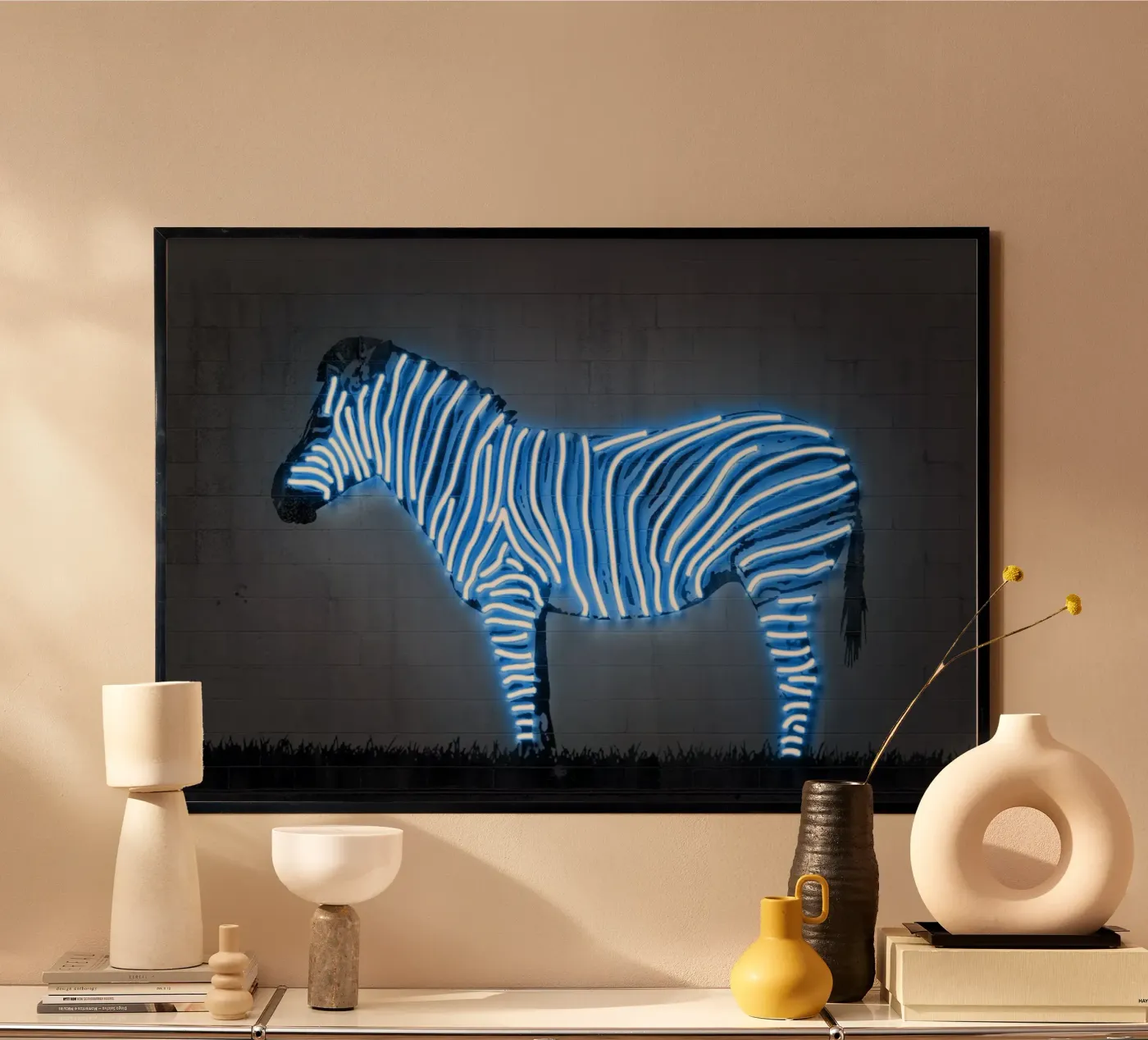 Zebra poster by Octavian