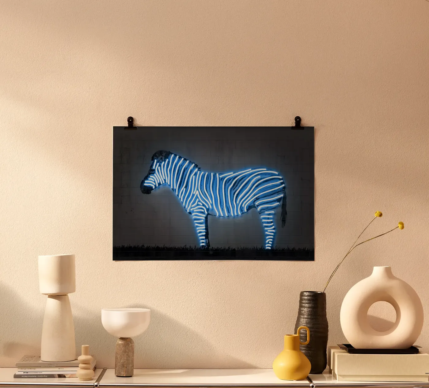 Zebra poster by Octavian