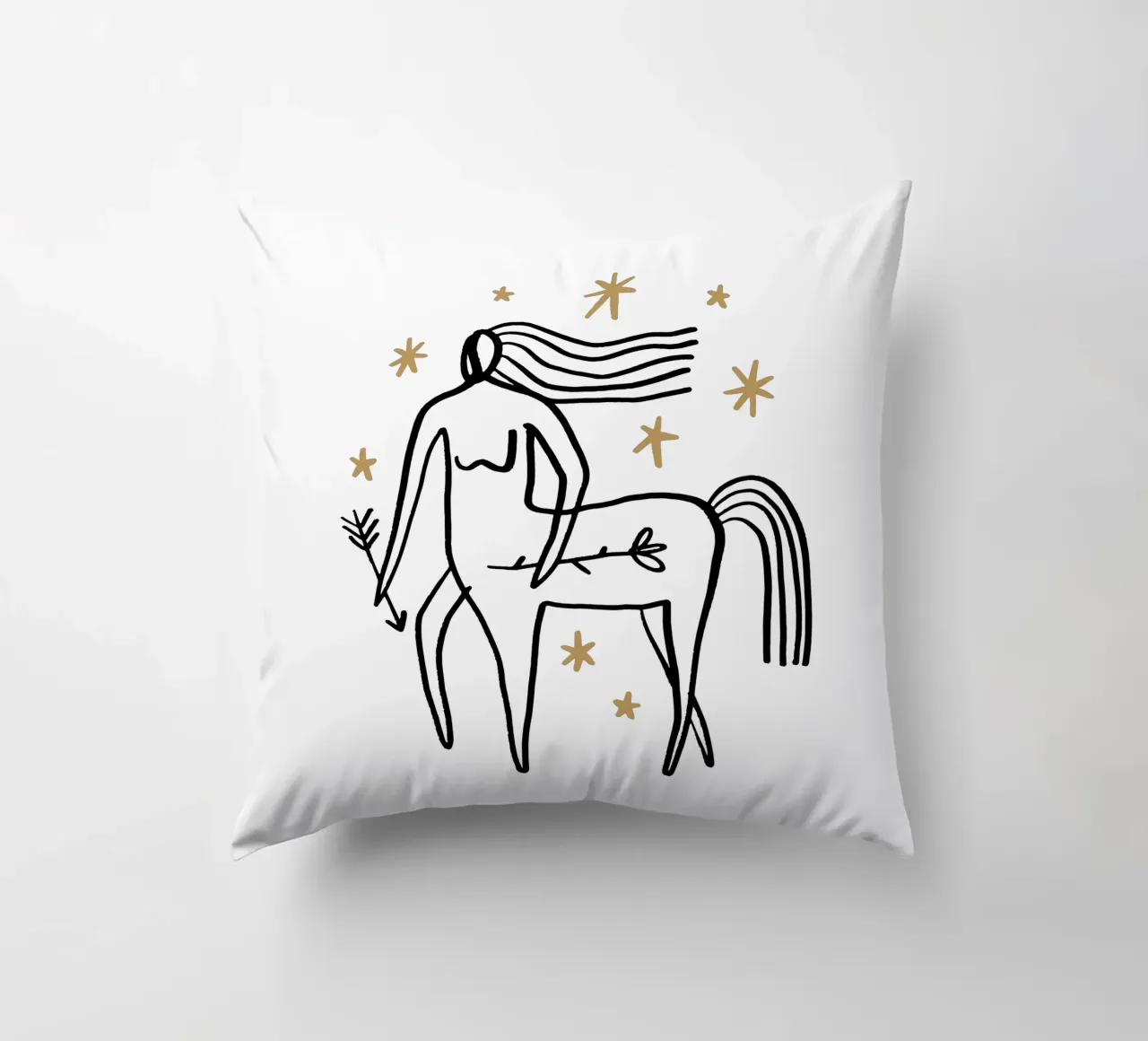 Sagittarius (Without Background) cuscino da treechild