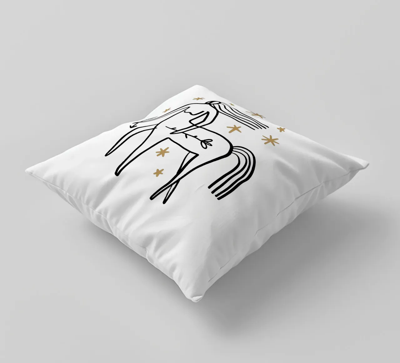 Sagittarius (Without Background) cuscino da treechild