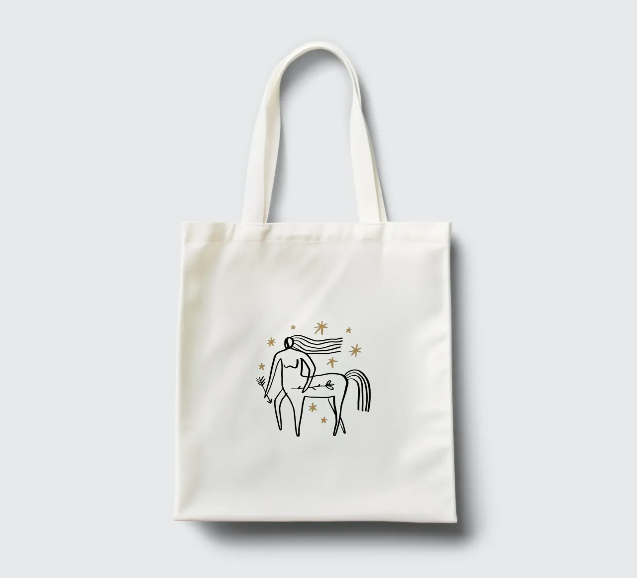 Sagittarius (Without Background) borsa in juta da treechild