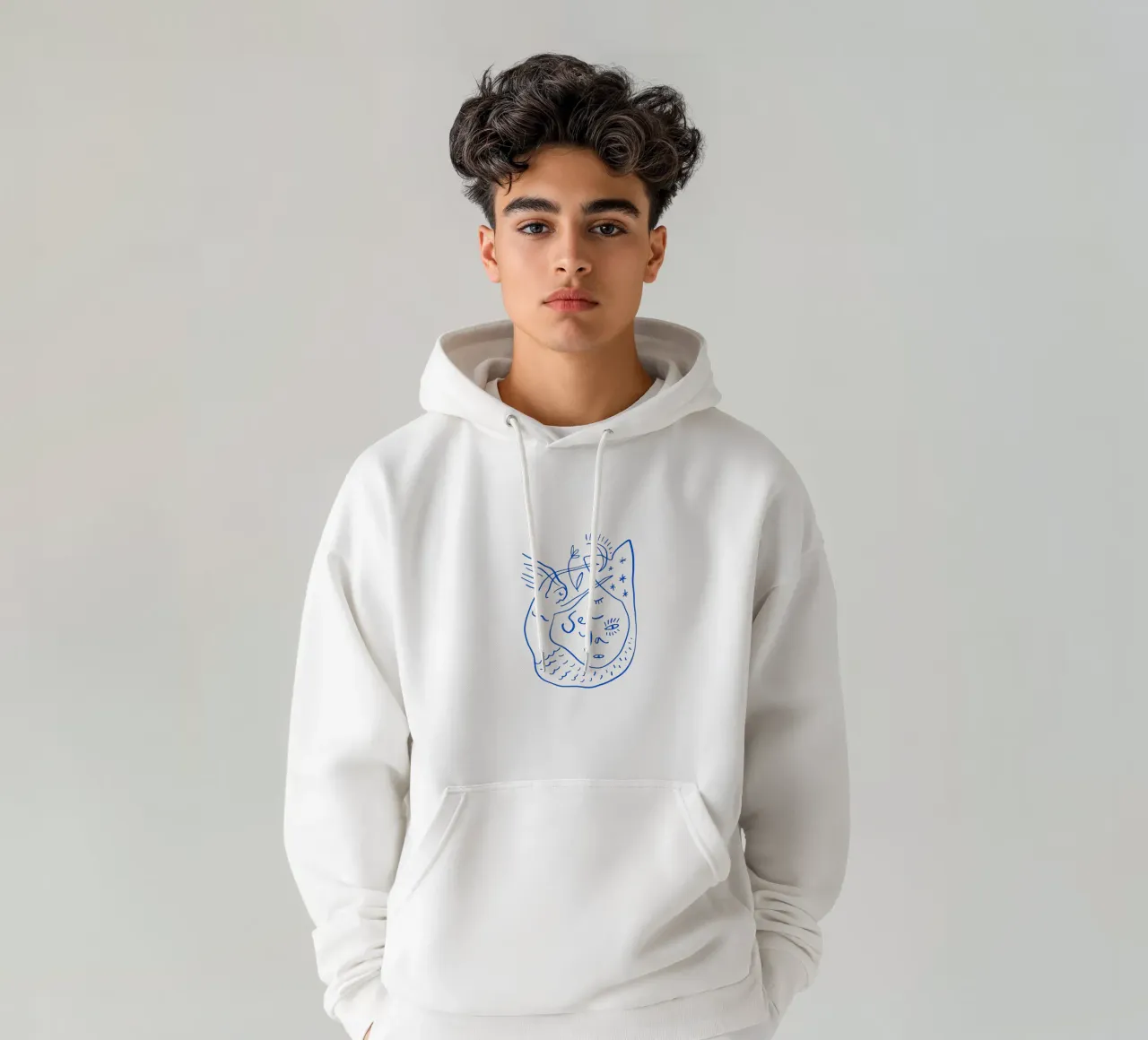 Sea Ya (Without Background) felpa con cappuccio da treechild