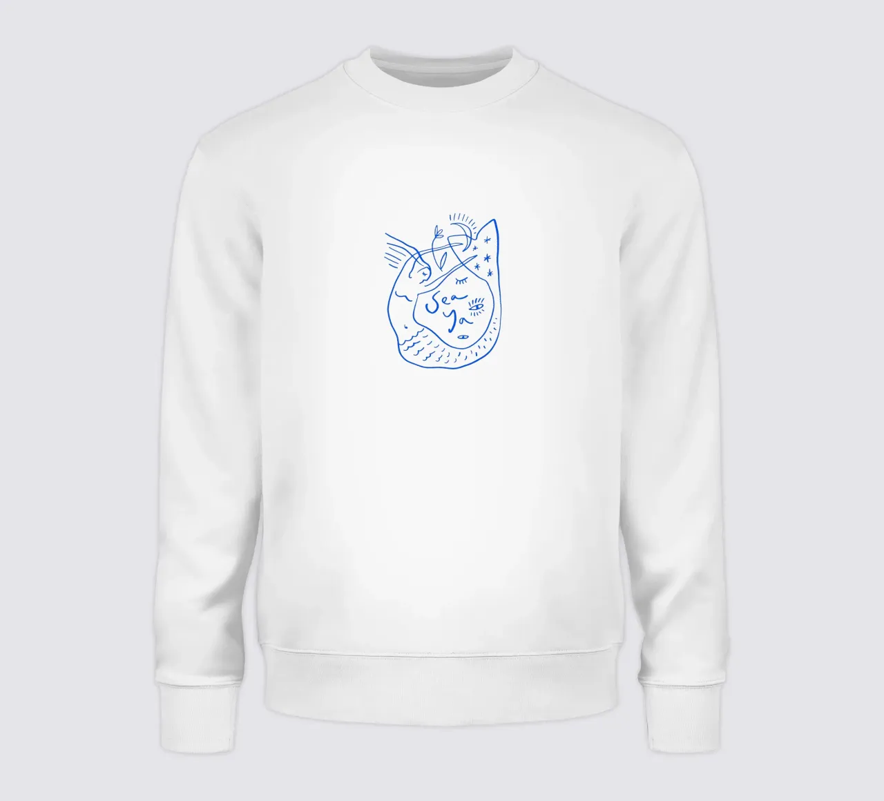 Sea Ya (Without Background) felpa da treechild