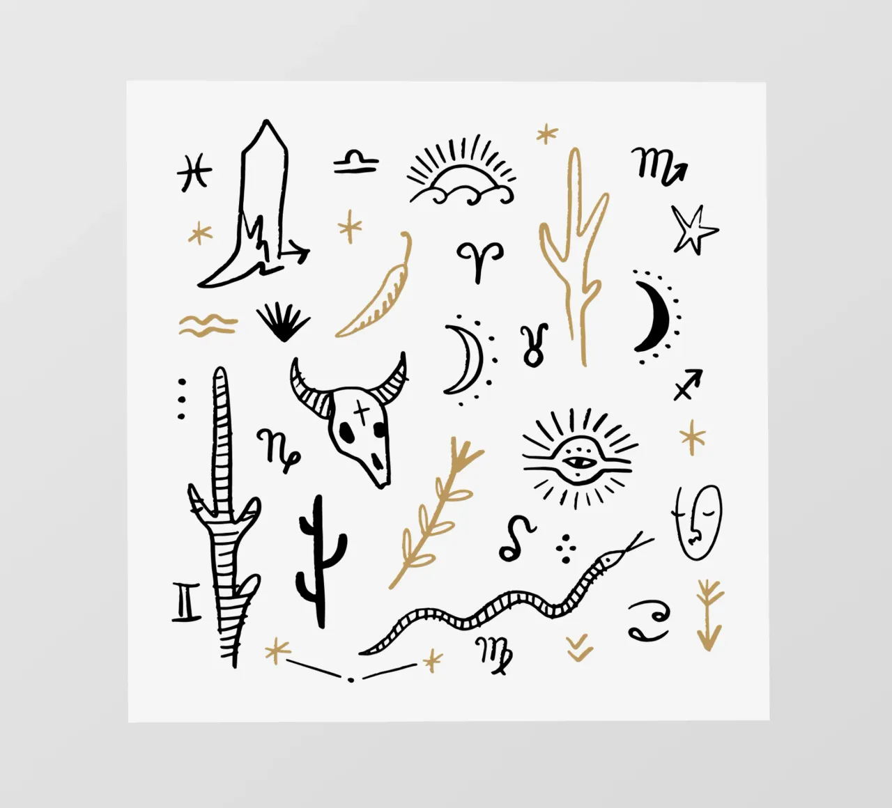 Zodiac Signs (Without Background) pellicola backlit da treechild