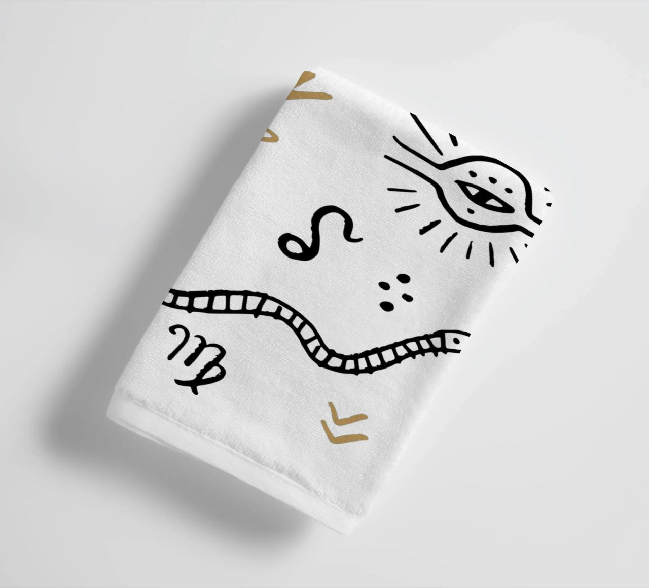 Zodiac Signs (Without Background) asciugamano da bagno da treechild