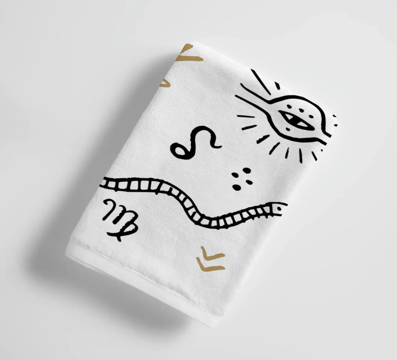 Zodiac Signs (Without Background) asciugamano da bagno da treechild