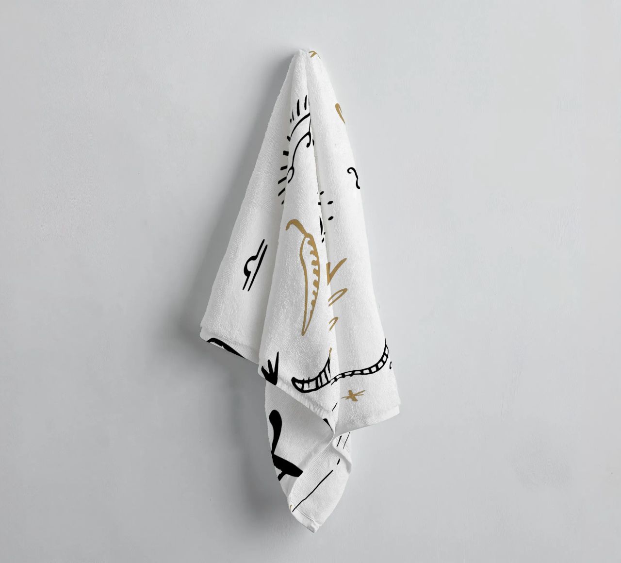 Zodiac Signs (Without Background) asciugamano da bagno da treechild