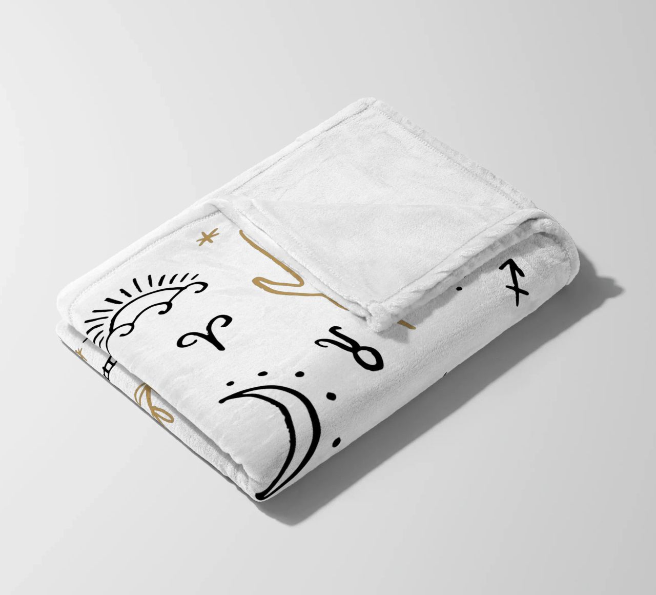Zodiac Signs (Without Background) coperta in pile da treechild