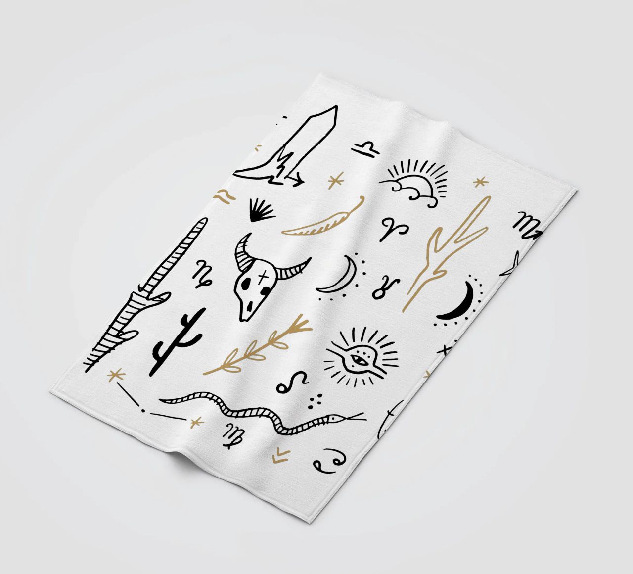 Zodiac Signs (Without Background) coperta in pile da treechild