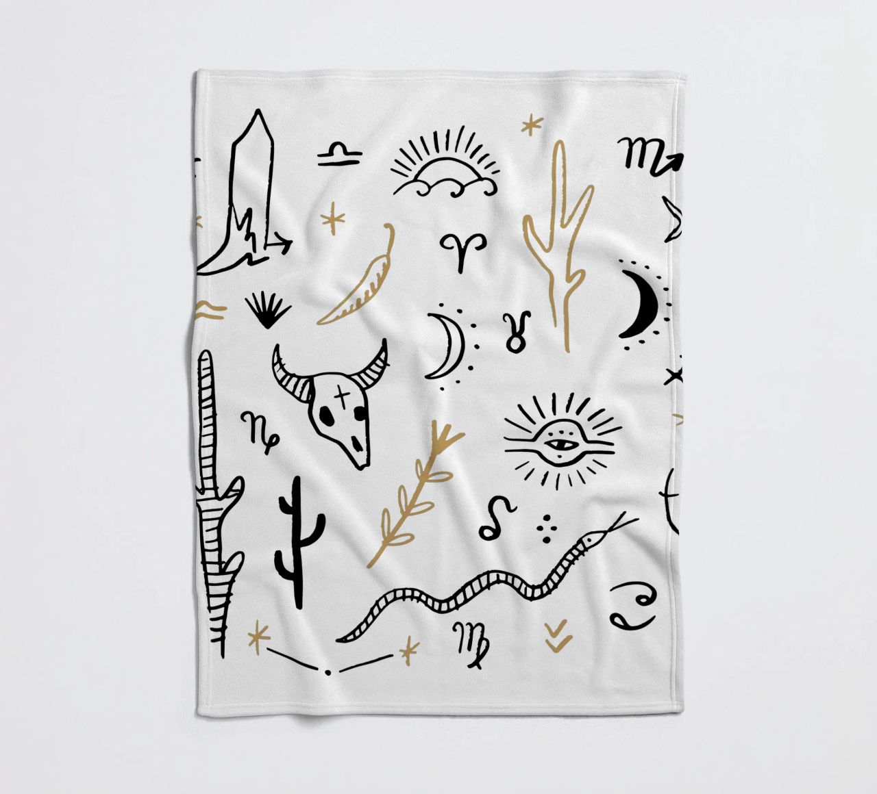 Zodiac Signs (Without Background) coperta in pile da treechild