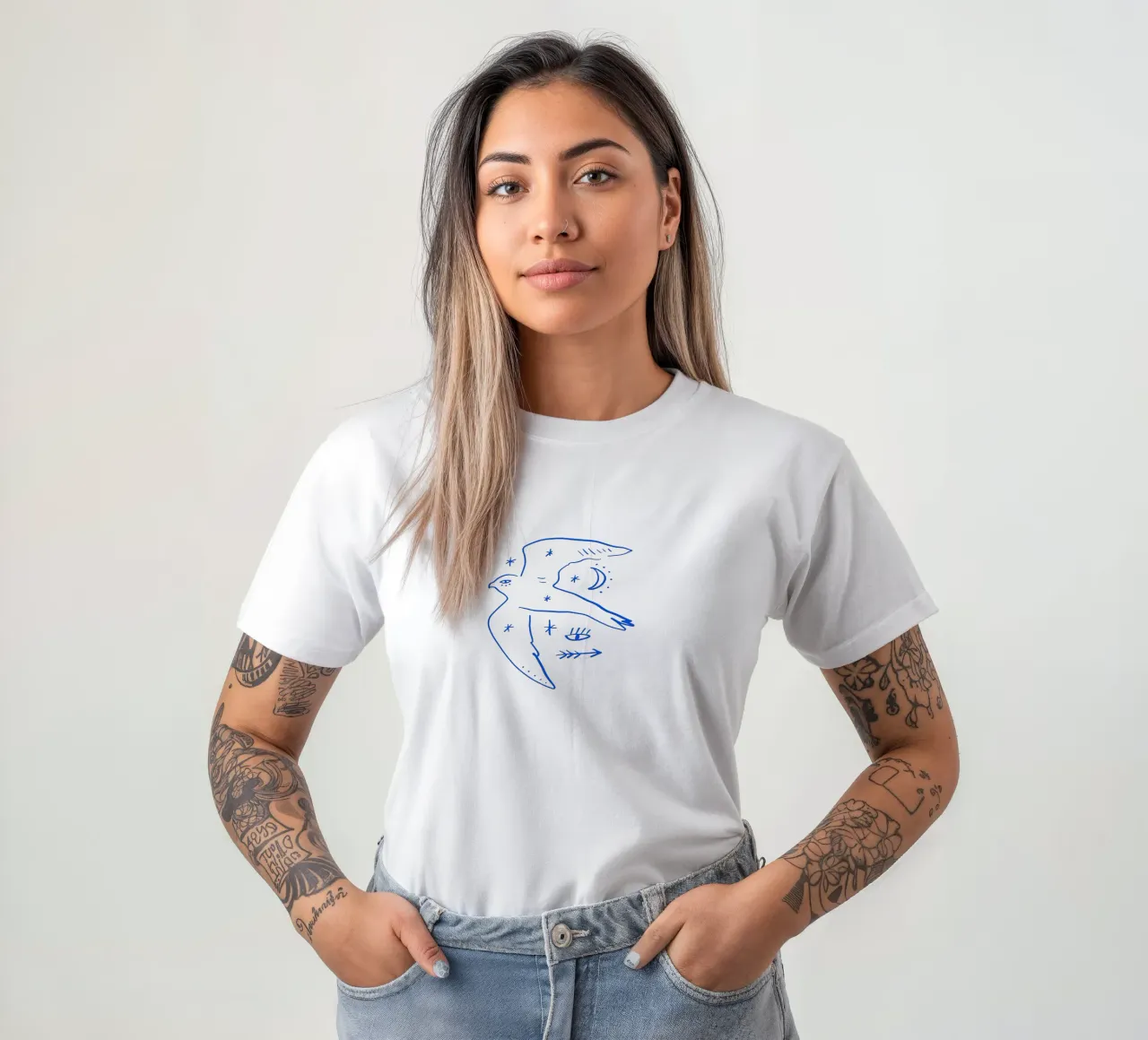 Bird Of Freedom (Without Background) t-shirt da treechild