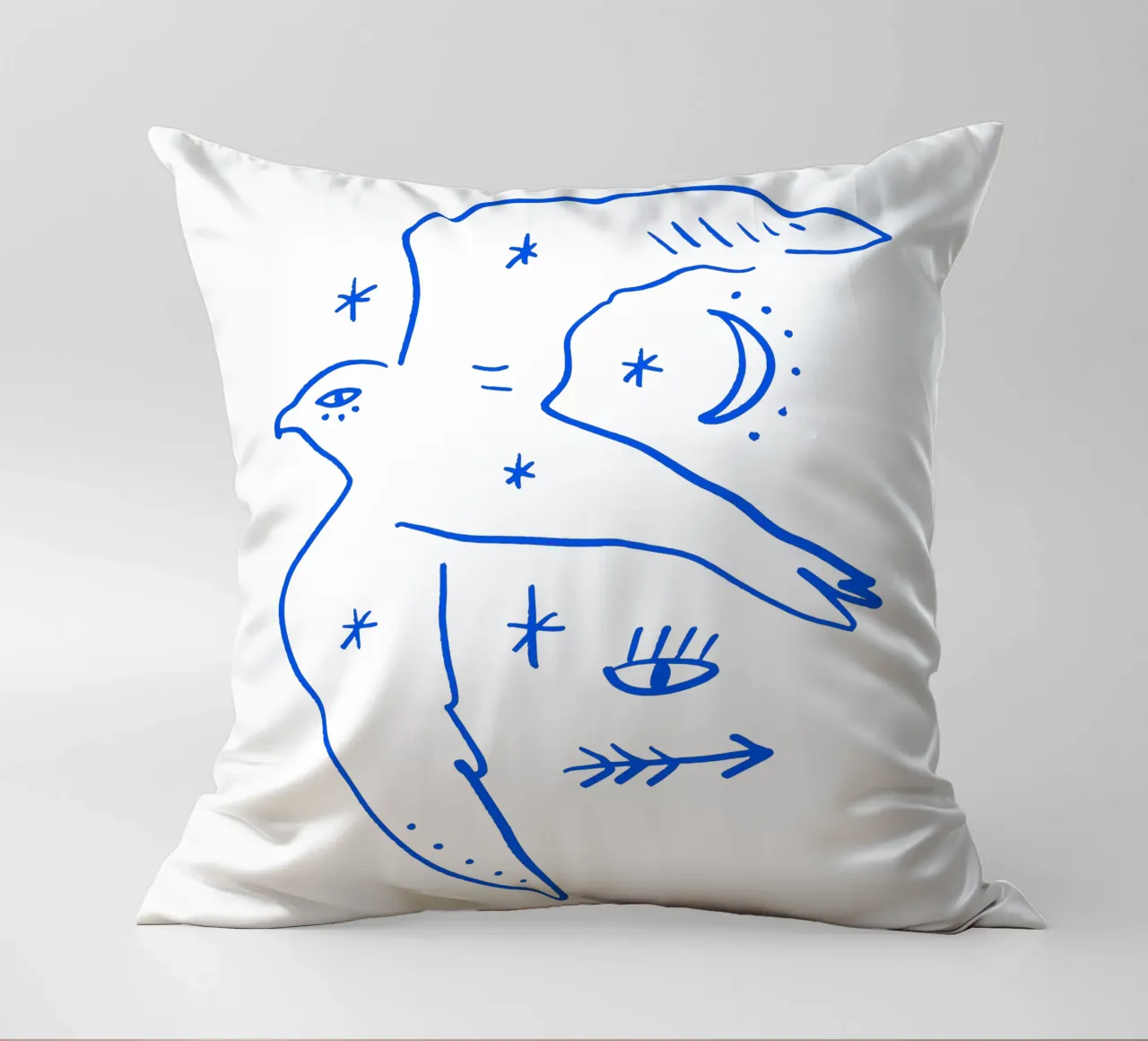 Bird Of Freedom (Without Background) cuscino da treechild