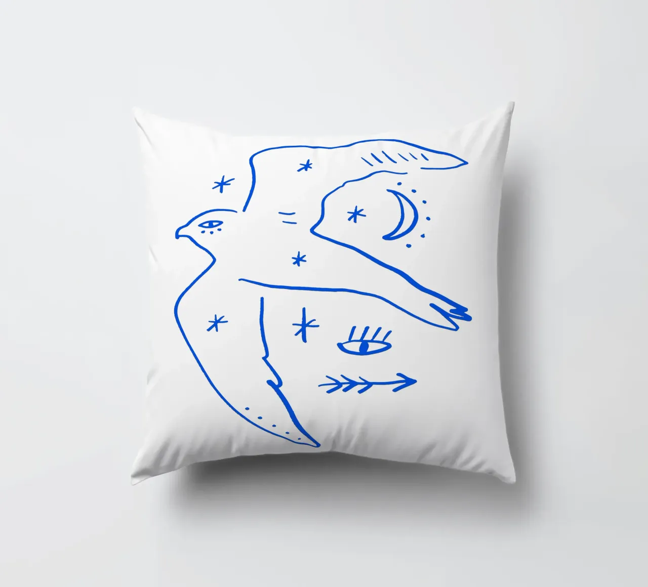 Bird Of Freedom (Without Background) cuscino da treechild