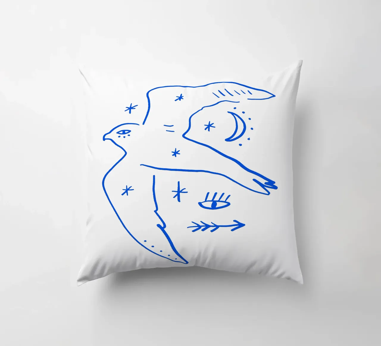 Bird Of Freedom (Without Background) cuscino da treechild