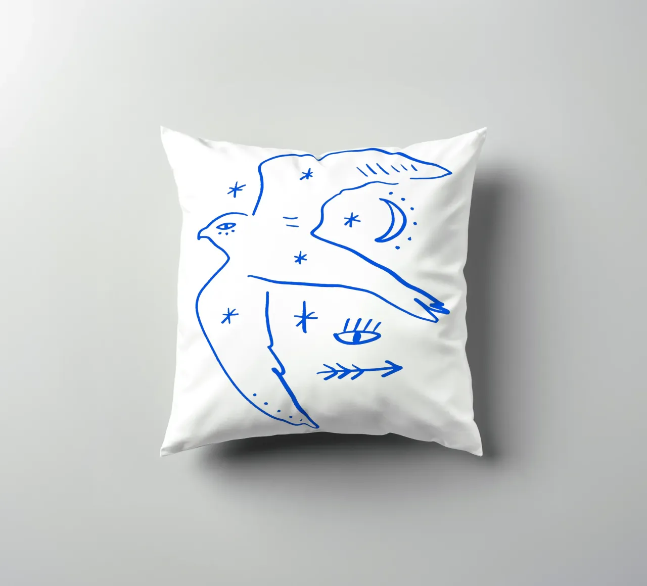 Bird Of Freedom (Without Background) cuscino da treechild