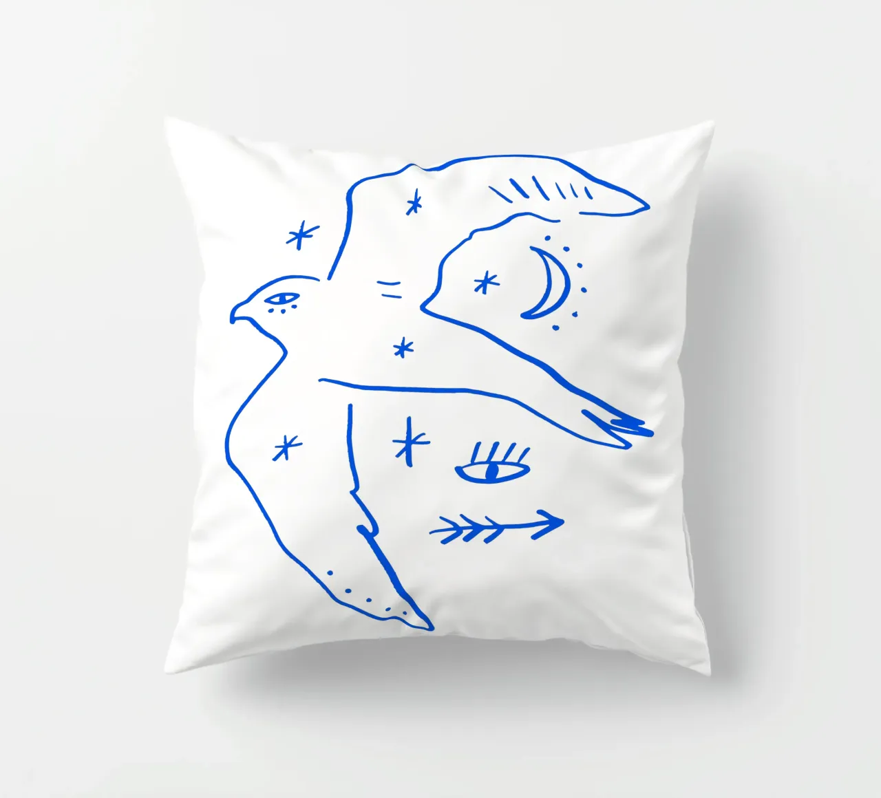 Bird Of Freedom (Without Background) cuscino da treechild