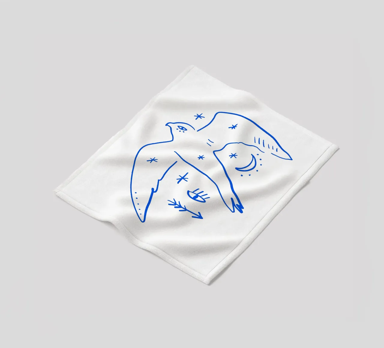 Bird Of Freedom (Without Background) coperta in pile da treechild