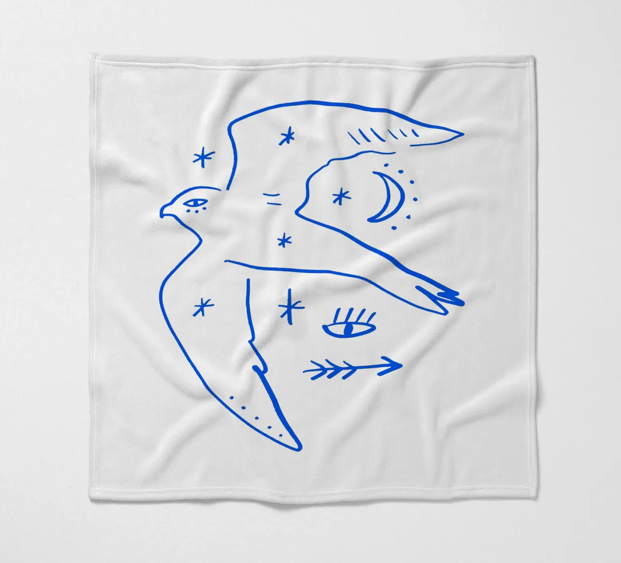 Bird Of Freedom (Without Background) coperta in pile da treechild