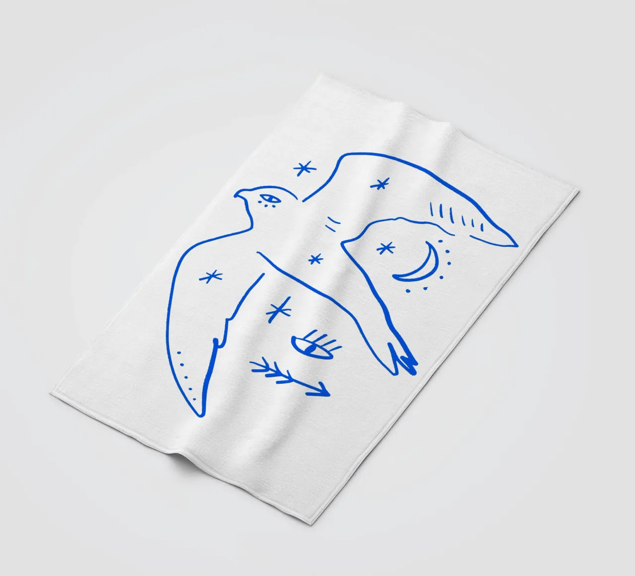 Bird Of Freedom (Without Background) coperta in pile da treechild