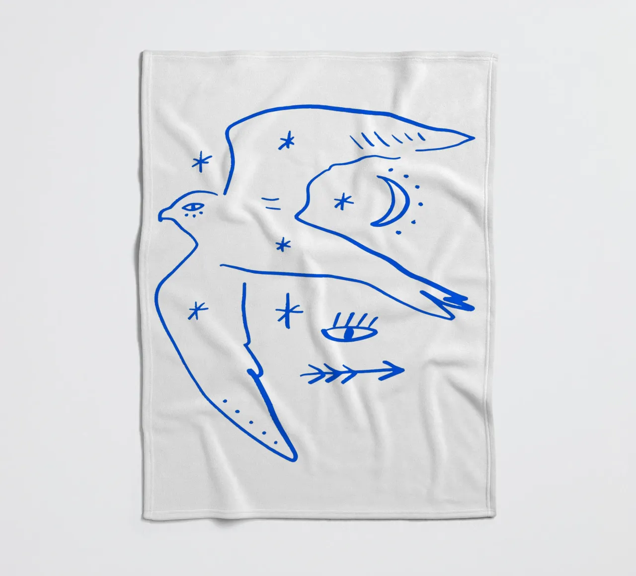 Bird Of Freedom (Without Background) coperta in pile da treechild