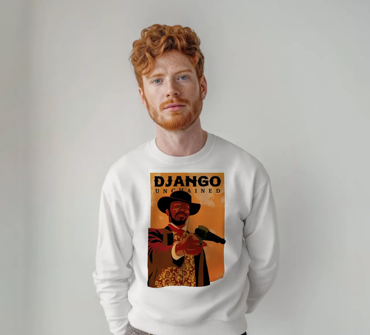 Django Unchained felpa da Gallery Print and Art Limited