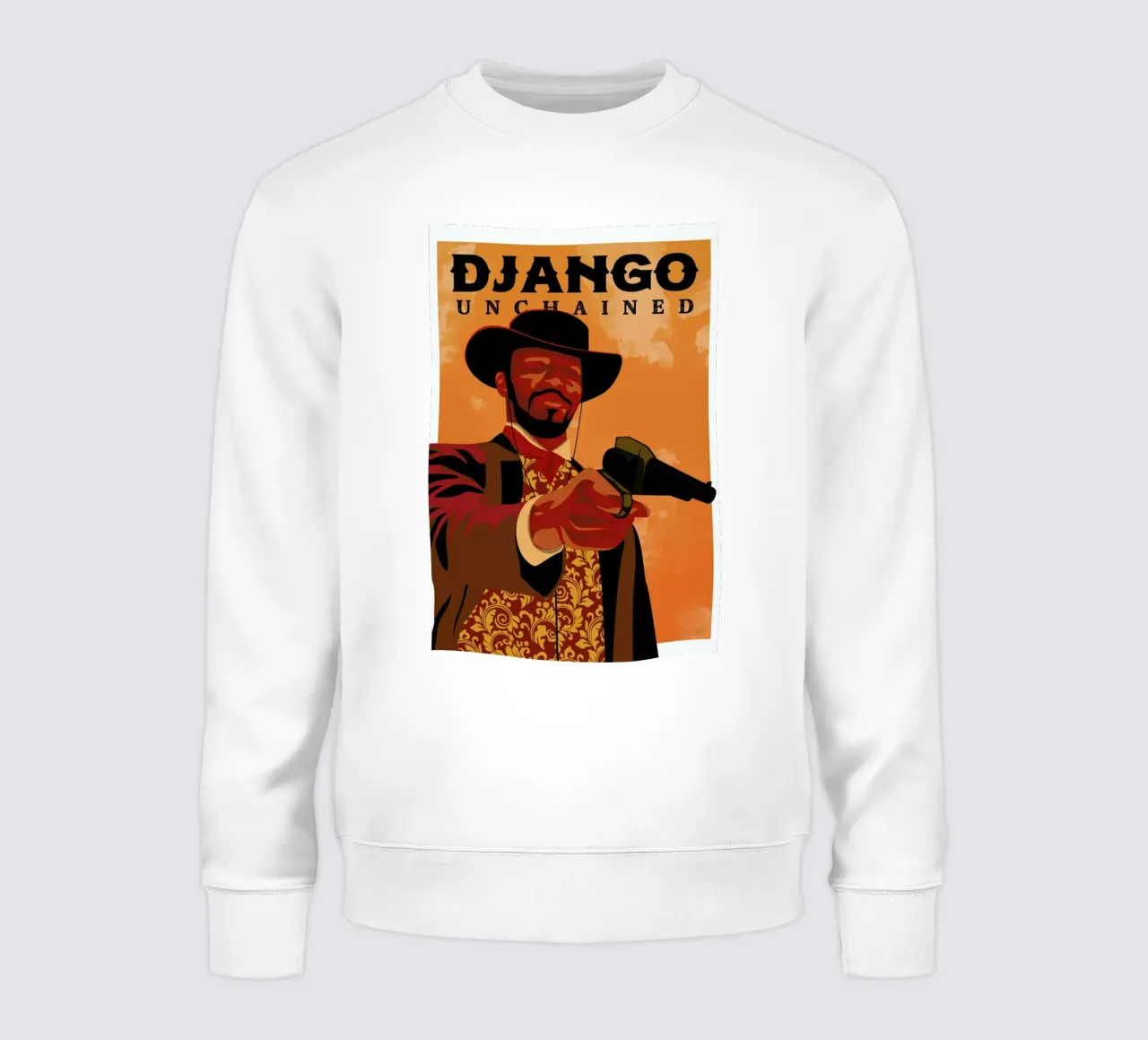 Django Unchained Sweatshirt von Gallery Print and Art Limited