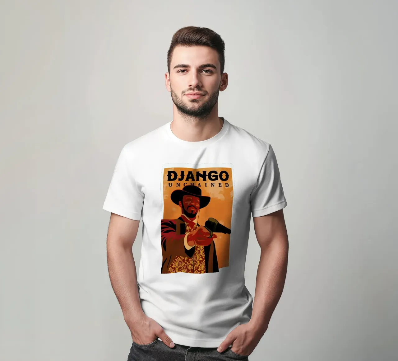 Django Unchained T-Shirt von Gallery Print and Art Limited