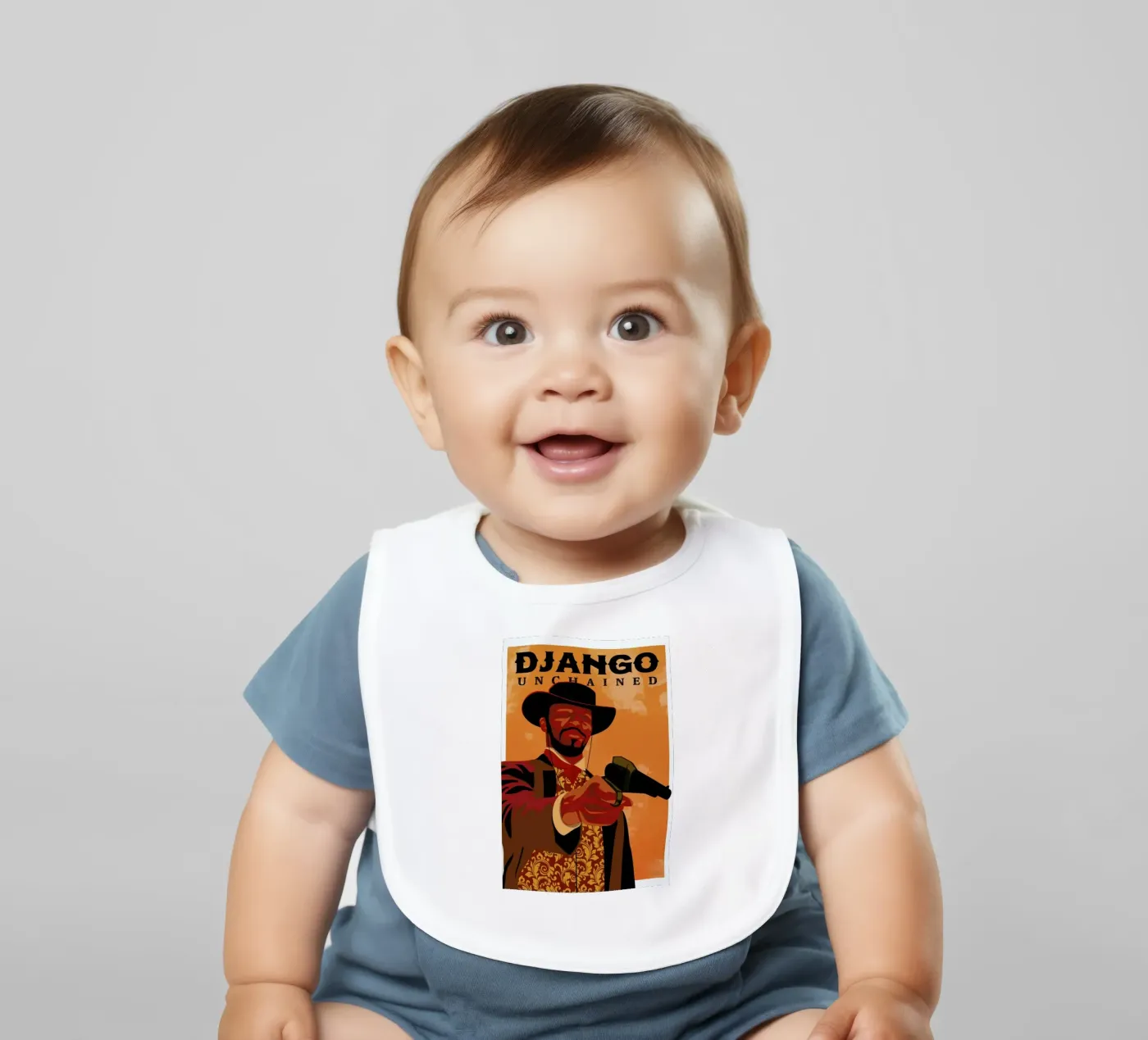 Django Unchained Babylätzchen von Gallery Print and Art Limited