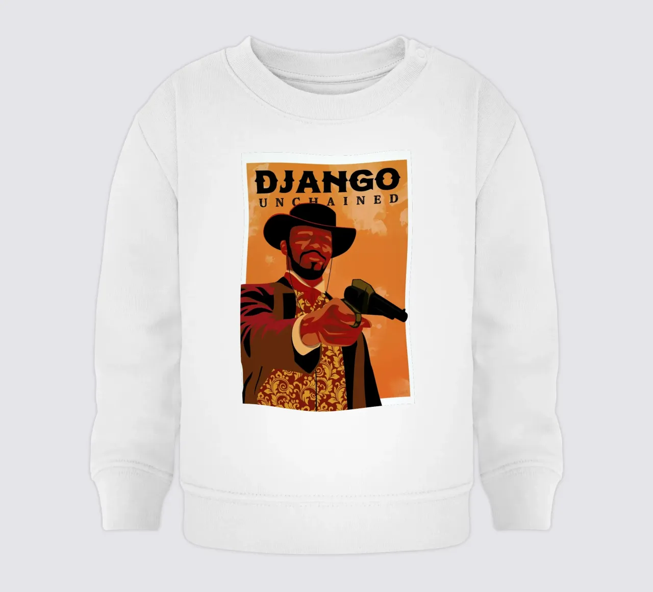 Django Unchained felpa neonato da Gallery Print and Art Limited