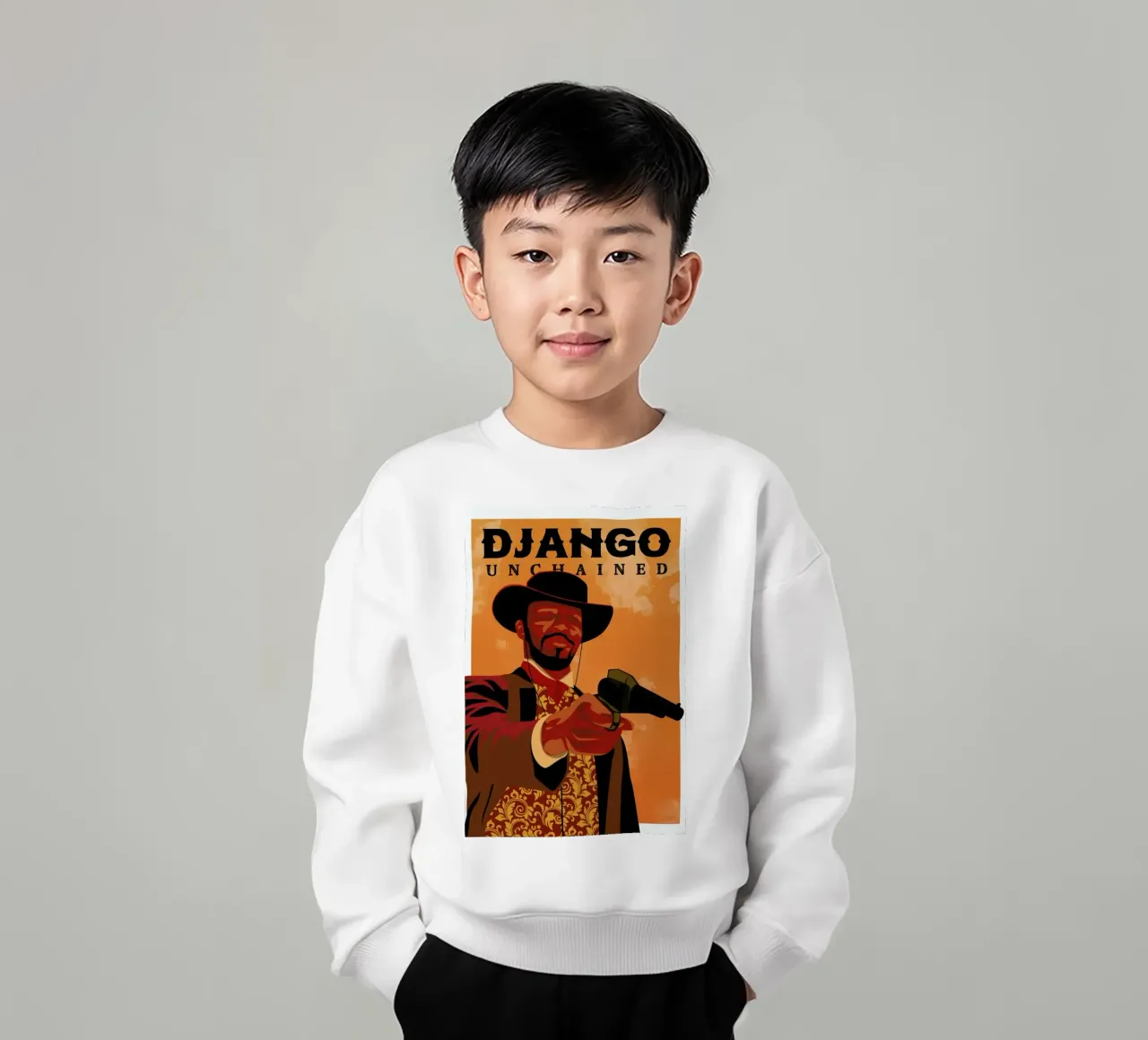 Django Unchained kids sweatshirt by Gallery Print and Art Limited