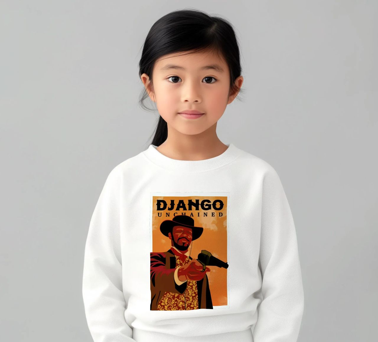 Django Unchained felpa bambino da Gallery Print and Art Limited