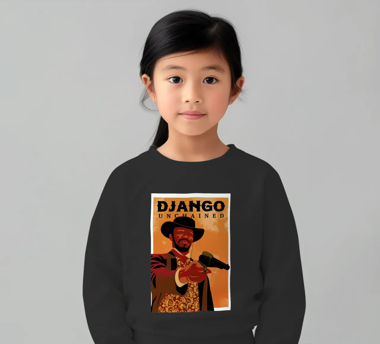 Django Unchained felpa bambino da Gallery Print and Art Limited