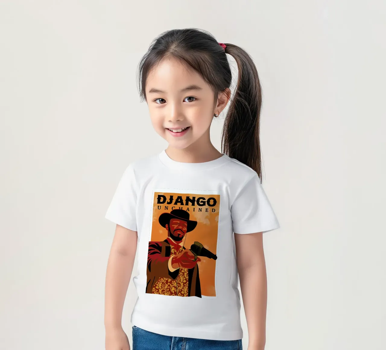 Django Unchained t-shirt bambini da Gallery Print and Art Limited