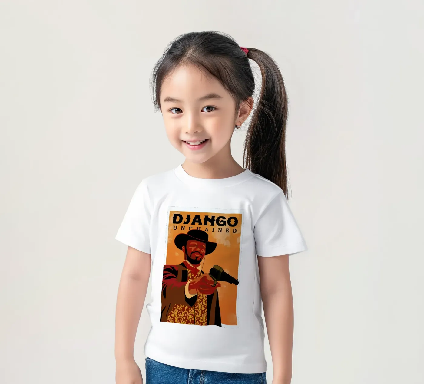 Django Unchained t-shirt bambini da Gallery Print and Art Limited