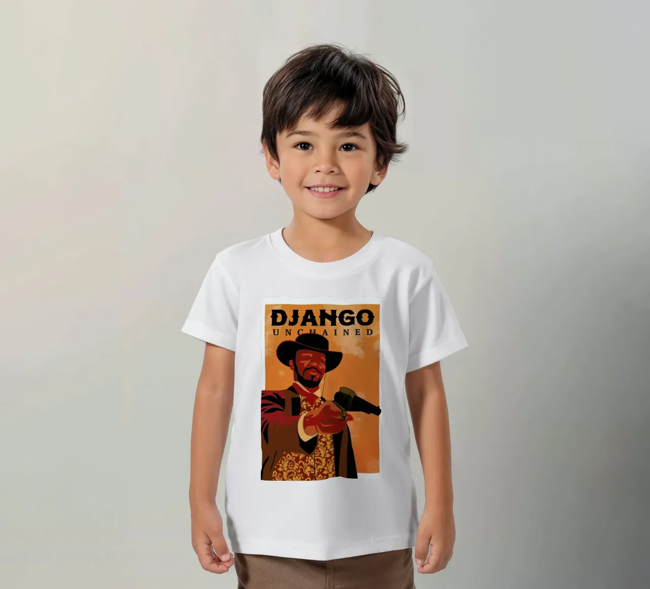 Django Unchained t-shirt bambini da Gallery Print and Art Limited