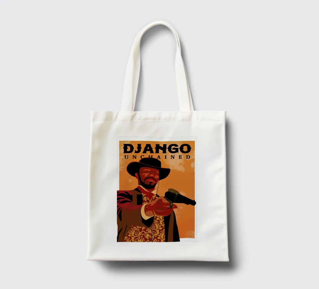 Django Unchained borsa in juta da Gallery Print and Art Limited