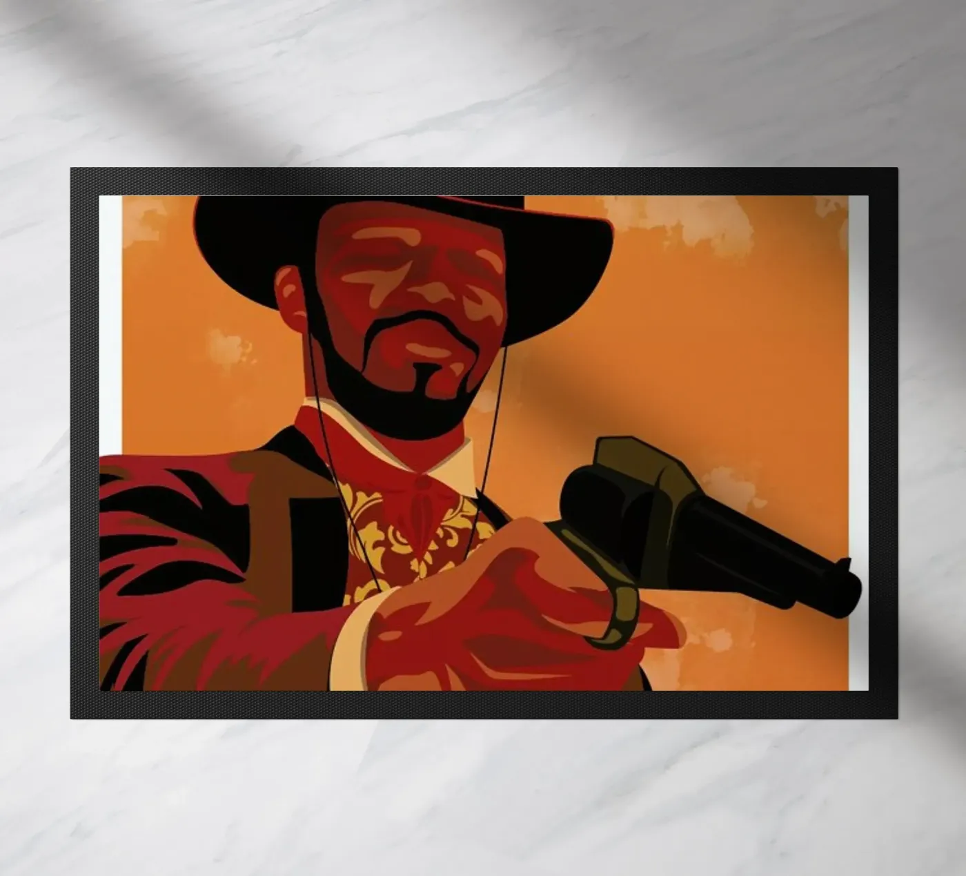 Django Unchained deurmat van Gallery Print and Art Limited