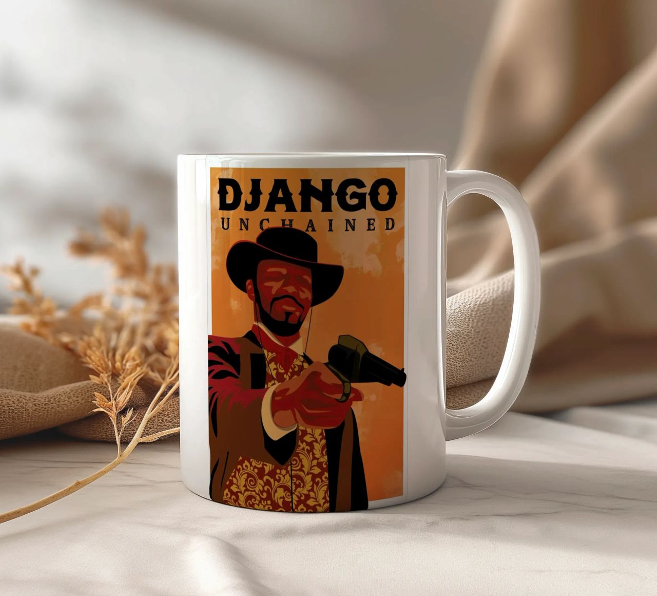 Django Unchained tazza in ceramica da Gallery Print and Art Limited