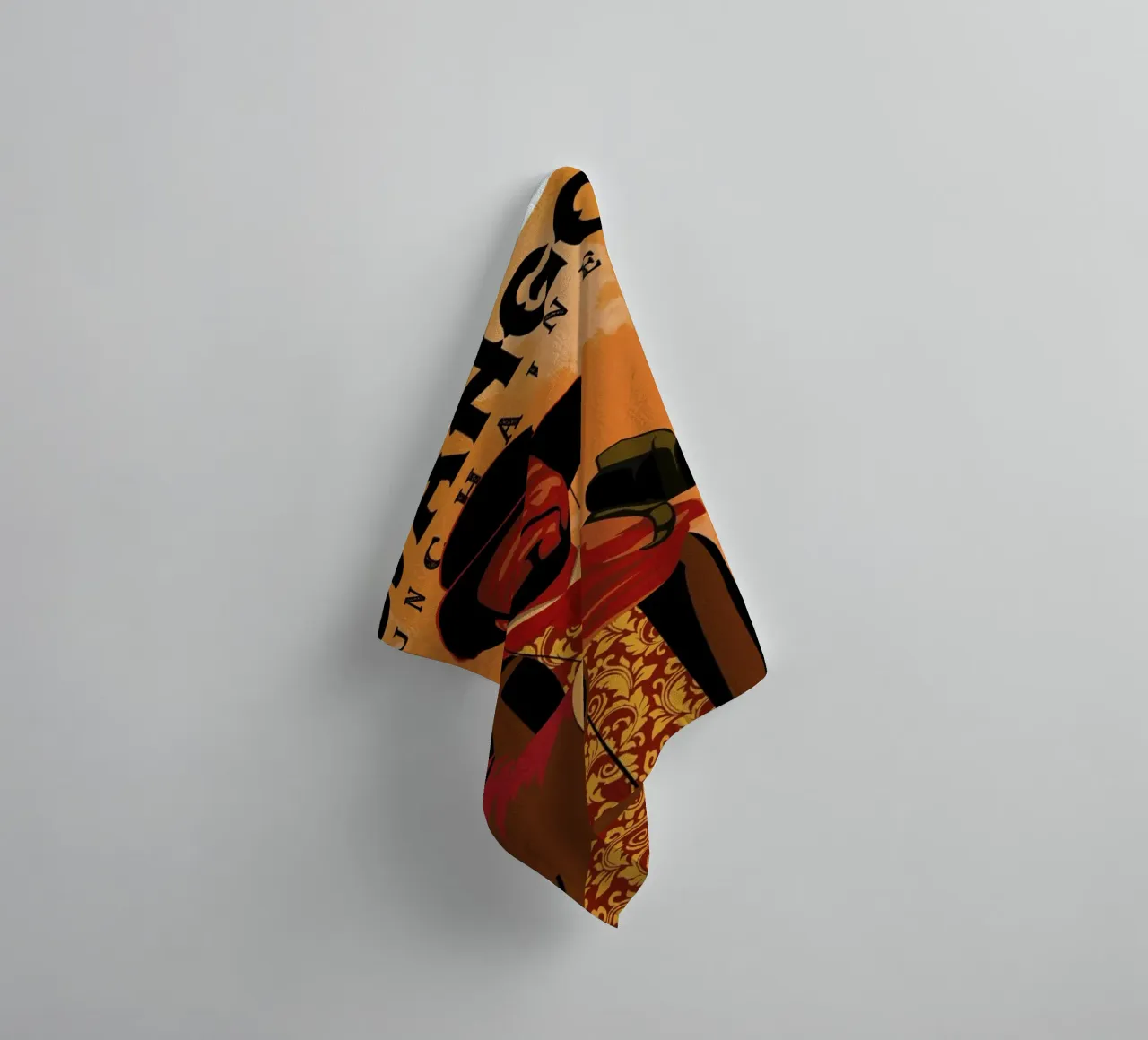 Django Unchained badhanddoek van Gallery Print and Art Limited