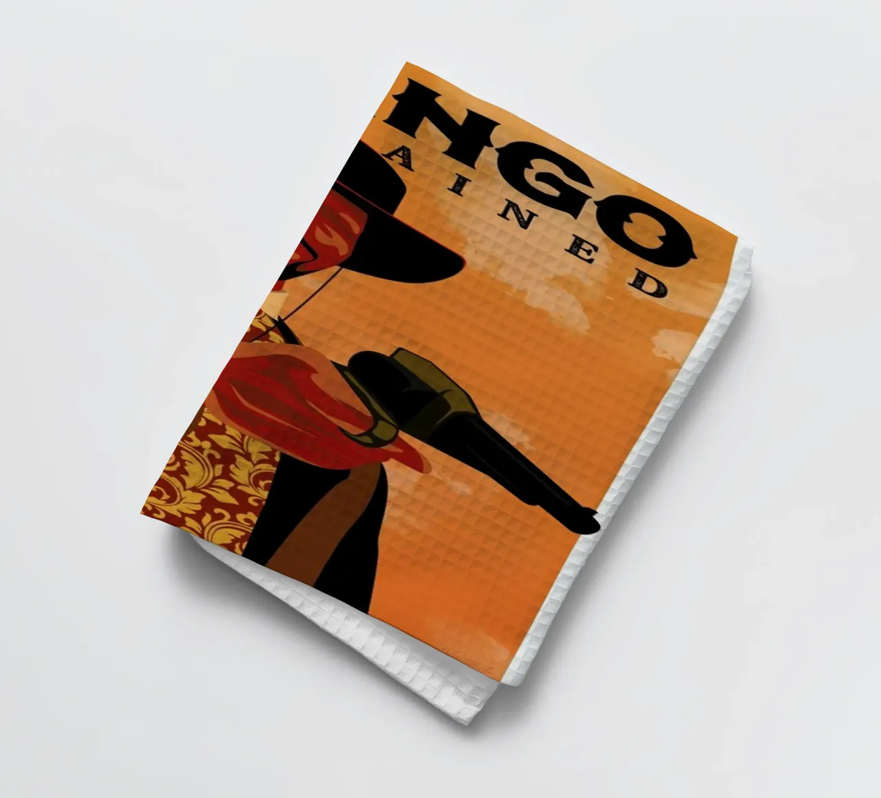 Django Unchained Geschirrtuch von Gallery Print and Art Limited