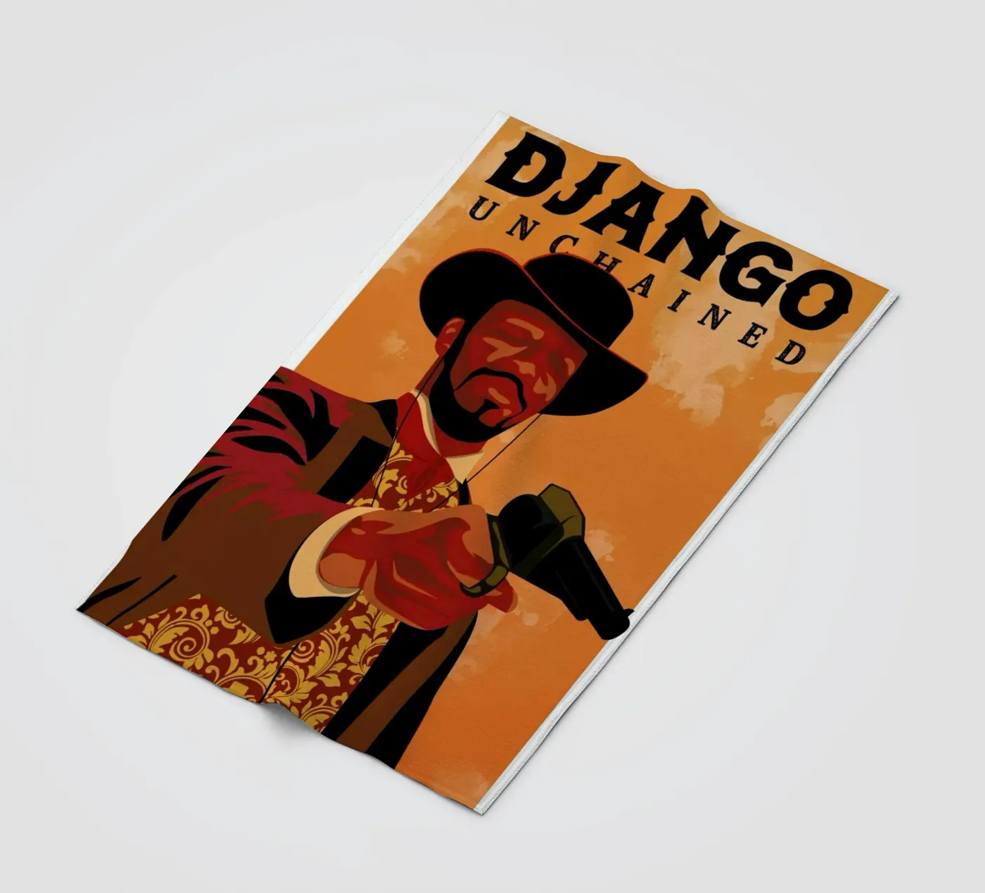 Django Unchained coperta in pile da Gallery Print and Art Limited
