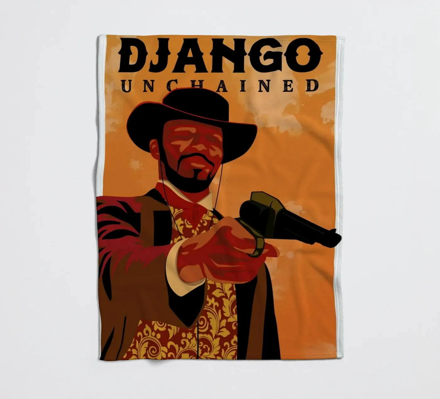 Django Unchained coperta in pile da Gallery Print and Art Limited
